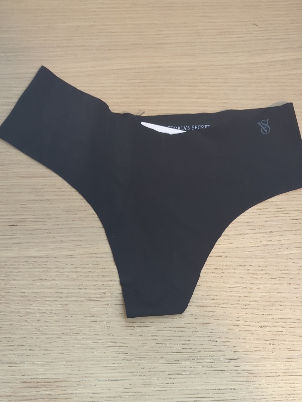 Victoria's Secret Black Seamless Thong Panty